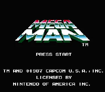 Mega Man (Europe) screen shot title